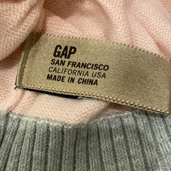 Pink/Gray Winter Beanie Hat - GAP - Picture 3 of 4